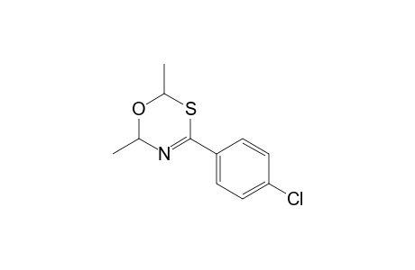 2,6-Dimethyl-4-(p-chlorophenyl)-6H-1,3,5-oxathiazine