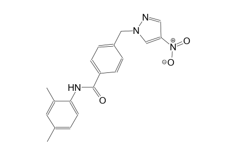 N-(2,4-dimethylphenyl)-4-[(4-nitro-1H-pyrazol-1-yl)methyl]benzamide