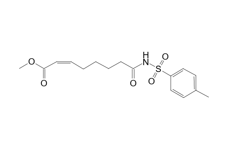 (Z)-8-keto-8-(tosylamino)oct-2-enoic acid methyl ester
