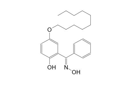 (E)-[5-(decyloxy)-2-hydroxyphenyl](phenyl)methanone oxime