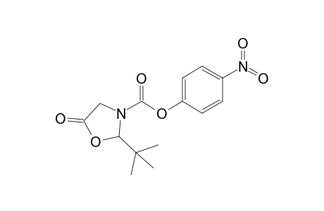 (4-nitrophenyl) 2-tert-butyl-5-oxidanylidene-1,3-oxazolidine-3-carboxylate