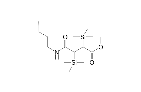 erythro-N-n-Butyl-2,3-bis(trimethylsilyl)-4-methoxy-4-oxobutanamide