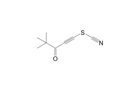 4,4-dimethyl-1-thiocyanatopent-1-yn-3-one