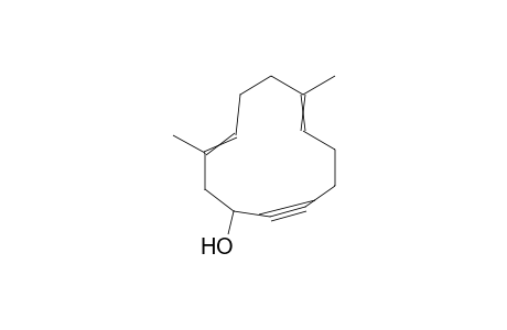 7,11-dimethylcyclododeca-6,10-dien-2-yn-1-ol