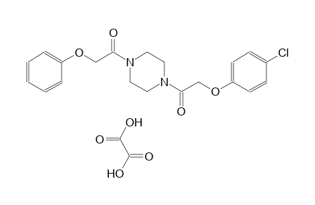 2-(4-chlorophenoxy)-1-(4-(2-phenoxyacetyl)piperazin-1-yl)ethanone oxalate