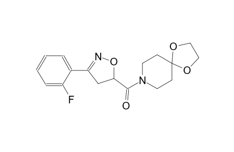1,4-dioxa-8-azaspiro[4.5]decane, 8-[[3-(2-fluorophenyl)-4,5-dihydro-5-isoxazolyl]carbonyl]-