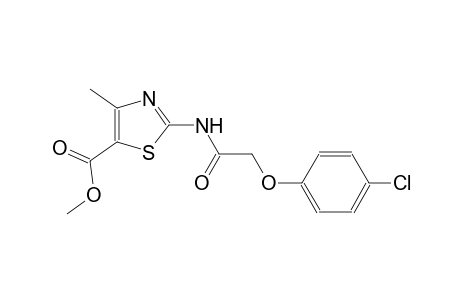 5-thiazolecarboxylic acid, 2-[[(4-chlorophenoxy)acetyl]amino]-4-methyl-, methyl ester