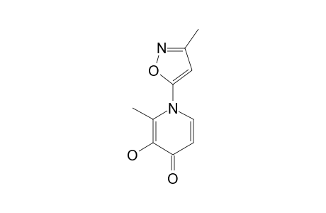 N-(5-METHYL-3-ISOXAZOLYL)-3-HYDROXY-2-METHYL-4-PYRIDONE