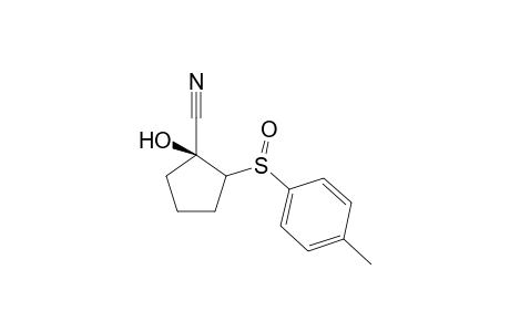 (S*1,S*2,RS*)-1-Hydroxy-2-[(4-methylphenyl)sulfinyl]cyclopentanecarbonitrile