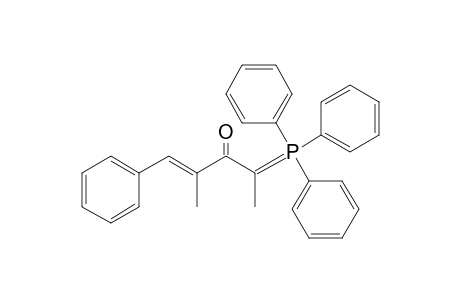 (E)-2-methyl-1-phenyl-4-triphenylphosphoranylidene-1-penten-3-one