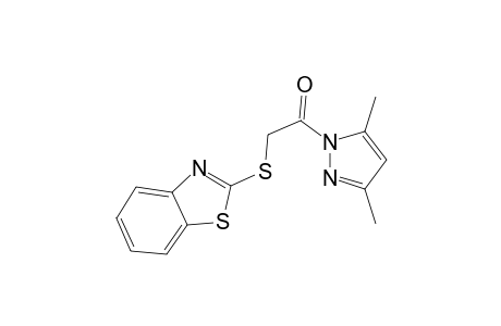 Ethanone, 2-(2-benzothiazolylthio)-1-(3,5-dimethylpyrazolyl)-