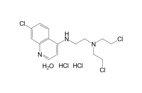 7-chloro-4-{2-[bis(2-chloroethyl)amino]ethylamino}quinoline, dihydrochloride, hydrate