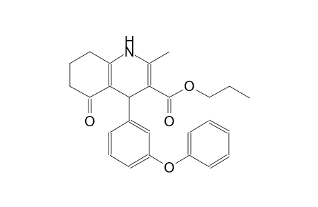 2-Methyl-5-oxo-4-(3-phenoxyphenyl)-4,6,7,8-tetrahydro-1H-quinoline-3-carboxylic acid propyl ester