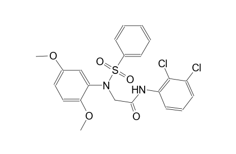 2-(N-besyl-2,5-dimethoxy-anilino)-N-(2,3-dichlorophenyl)acetamide