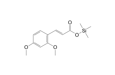 2,4-Dimethoxycinnamic acid, (E)-, tms derivative