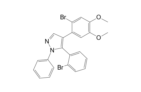 4-(2-Bromo-4,5-dimethoxyphenyl)-5-(2-bromophenyl)-1-phenylpyrazole