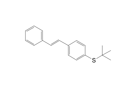 1-(tert-butylthio)-4-[(E)-2-phenylethenyl]benzene