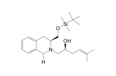 (2S)-1-[(3S)-3-[[tert-butyl(dimethyl)silyl]oxymethyl]-3,4-dihydro-1H-isoquinolin-2-yl]-5-methyl-4-hexen-2-ol