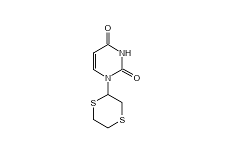 (+/-)-1-(p-dithian-2-yl)uracil