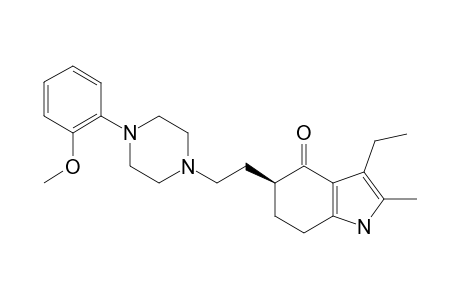 N-[BETA-(3-ETHYL-2-METHYL-4-OXO-4,5,6,7-TETRAHYDRO-5-INDOLYL)-ETHYL]-N(4)-(ORTHO-METHOXYPHENYL)-PIPERAZINE