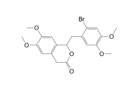 1-(2'-Bromo-4',5'-dimethoxybenzyl)-6,7-dimethoxyisochroman-3-one