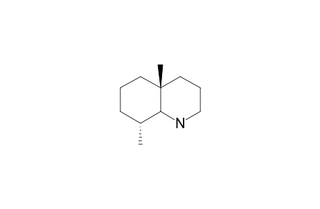 8a,10-Dimethyl-cis-decahydro-quinoline