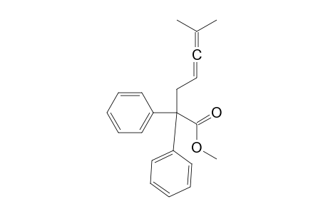 Methyl 6-methyl-2,2-diphenylhepta-4,5-dienoate