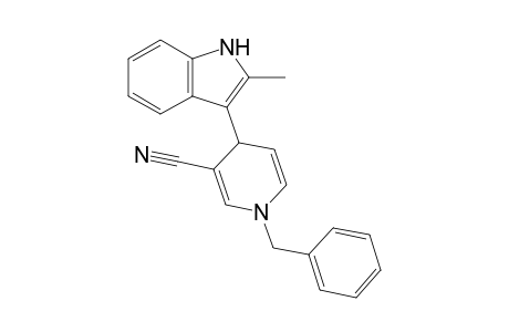 1-Benzyl-4-(2-methyl-3-indolyl)-1,4-dihydropyridine-3-carbonitrile