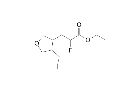 2-Fluoro-3-[4-(iodomethyl)-3-oxolanyl]propanoic acid ethyl ester