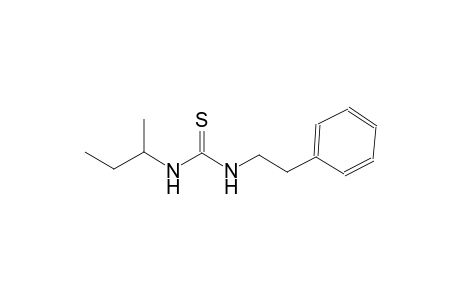 N-(sec-butyl)-N'-(2-phenylethyl)thiourea