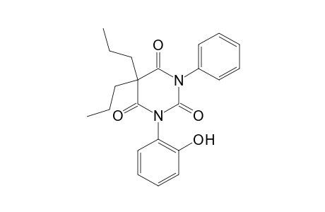 5,5-DIPROPYL-1-(o-HYDROXYPHENYL)-3-PHENYLBARBITURIC ACID