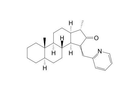 15-(Pyridin-2-ylmethylene)-17.alpha.-methyl-18-nor-5.alpha.,13.alpha.-androstan-16-one