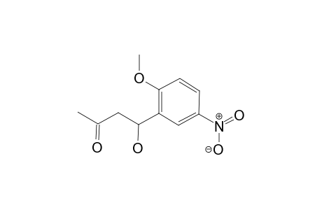 4-Hydroxy-4-(2-methoxy-5-nitrophenyl)-2-butanone