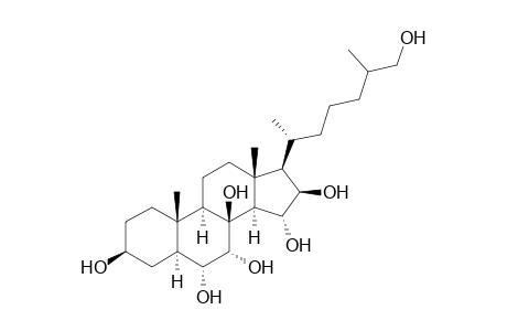 5.alpha.-Cholestane-3.beta.,6.alpha.,7.alpha.,8.beta.,15.alpha.,16.beta.,26-heptaol