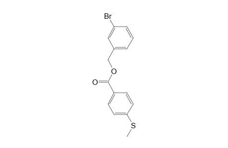 4-(Methylthio)benzoic acid, 3-bromobenzyl ester