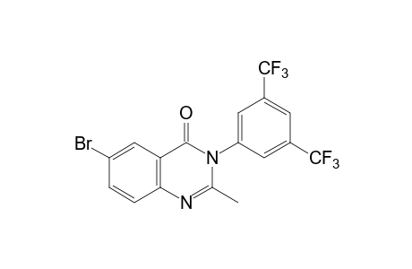6-BROMO-3-(alpha,alpha,alpha,alpha',alpha',alpha'-HEXAFLUORO-3,5-XYLYL)-2-METHYL-4(3H)-QUINAZOLINONE