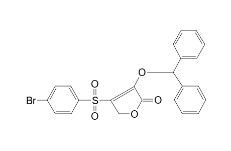 3-(benzhydryloxy)-4-[(4-bromophenyl)sulfonyl]-2(5H)-furanone