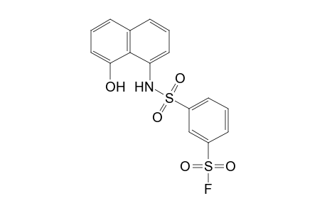 Benzenesulfonyl fluoride, 3-[[(8-hydroxy-1-naphthalenyl)amino]sulfonyl]-