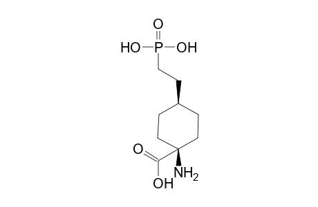 cis-2-(4-Amino-4-carboxycyclohex-1-yl)ethanephosphonic acid