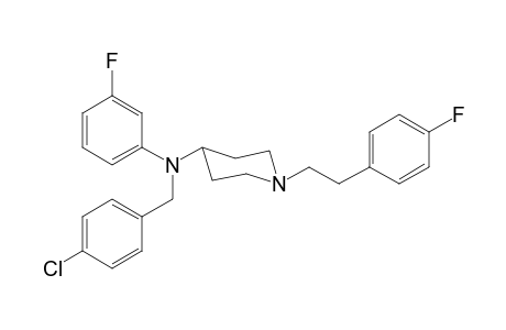 N-4-Chlorobenzyl-N-3-fluorophenyl-1-[2-(4-fluorophenyl)ethyl]piperidin-4-amine