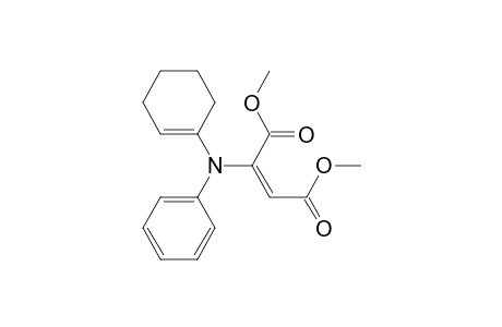 (E)-2-[N-(1-cyclohexenyl)anilino]-2-butenedioic acid dimethyl ester