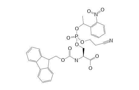 N-ALPHA-(FLUORENYL-9-METHOXYCARBONYL)-(1-NITROPHENYLETHYL-2-CYANOETHYL)-L-SERINE