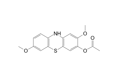 2,7-dimethoxyphenothiazin-3-ol, acetate(ester)