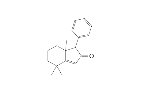 4,4,7a-Trimethyl-1-phenyl-1,4,5,6,7,7a-hexahydroinden-2-one