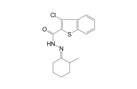 3-Chloro-N'-[(1E)-2-methylcyclohexylidene]-1-benzothiophene-2-carbohydrazide