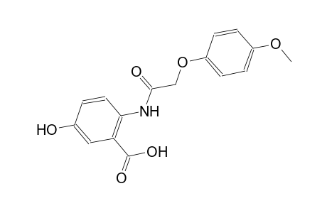 benzoic acid, 5-hydroxy-2-[[(4-methoxyphenoxy)acetyl]amino]-