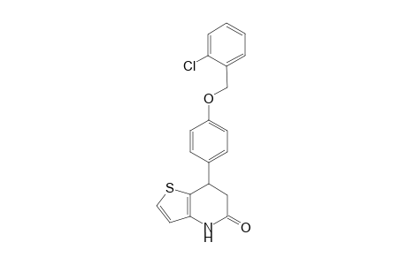 7-{4-[(2-chlorophenyl)methoxy]phenyl}-4H,5H,6H,7H-thieno[3,2-b]pyridin-5-one