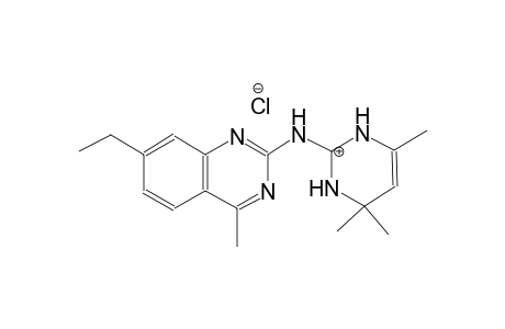 2-((7-ethyl-4-methylquinazolin-2-yl)amino)-4,4,6-trimethyl-3,4-dihydropyrimidin-1-ium chloride