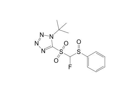 1-tert-Butyl-5-(fluoro(phenylsulfinyl)methylsulfonyl)-1H-tetrazole