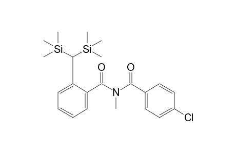 2-[bis(trimethylsilyl)methyl]-N-(4-chlorobenzoyl)-N-methyl-benzamide